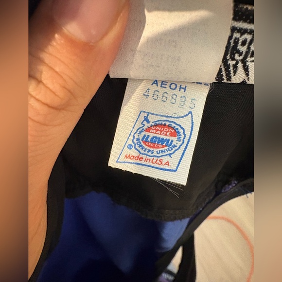 Vintage classic Blue and Black Dress, lace detail back - Picture 6 of 11